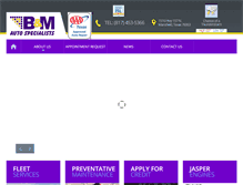 Tablet Screenshot of bmmansfield.com